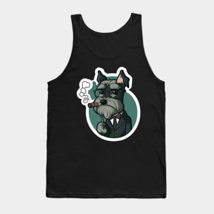 Professor Schnauzer Sticker - Schnauzer Series Tank Top